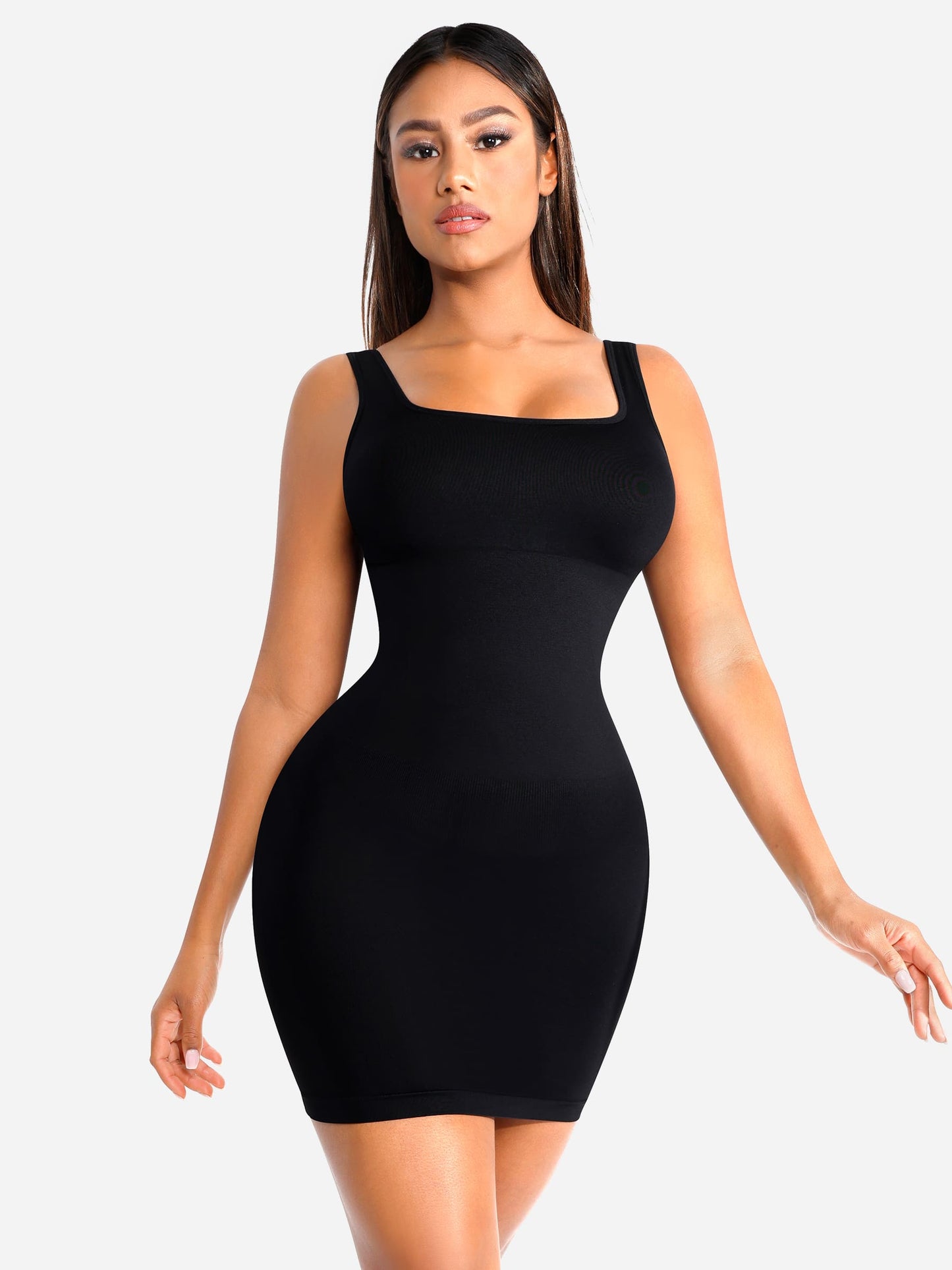 Willluxe Seamless Square Neck Shaping Dress