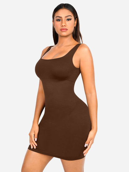 Willluxe Seamless Square Neck Shaping Dress