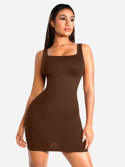 Willluxe Seamless Square Neck Shaping Dress