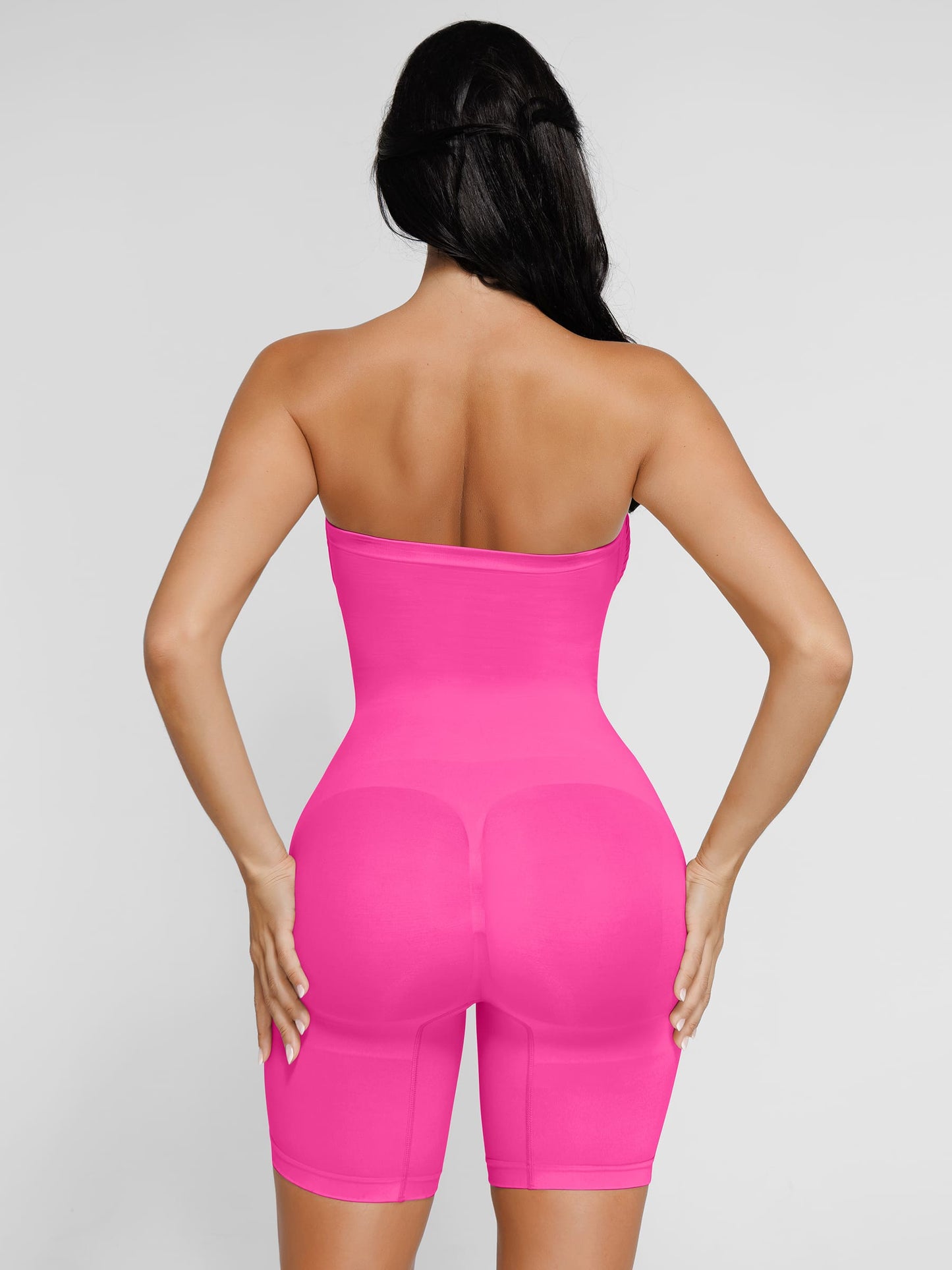 Willluxe Seamless Strapless Bodysuit with Removable Straps