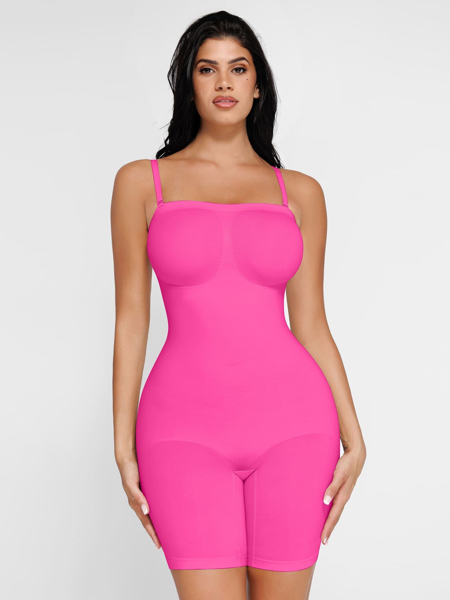 Willluxe Seamless Strapless Bodysuit with Removable Straps