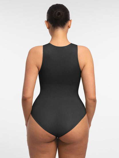 Willluxe Seamless Tummy Control Invisible Zipper Shaping Bodysuit