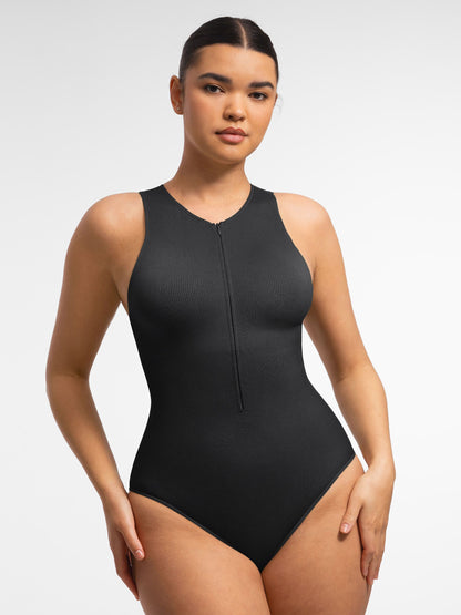 Willluxe Seamless Tummy Control Invisible Zipper Shaping Bodysuit