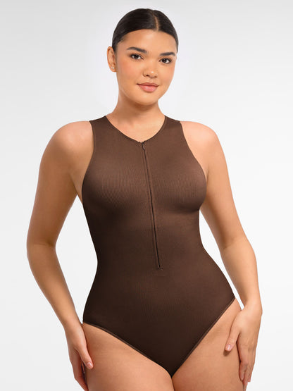 Willluxe Seamless Tummy Control Invisible Zipper Shaping Bodysuit