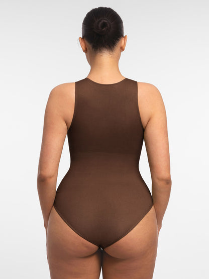 Willluxe Seamless Tummy Control Invisible Zipper Shaping Bodysuit