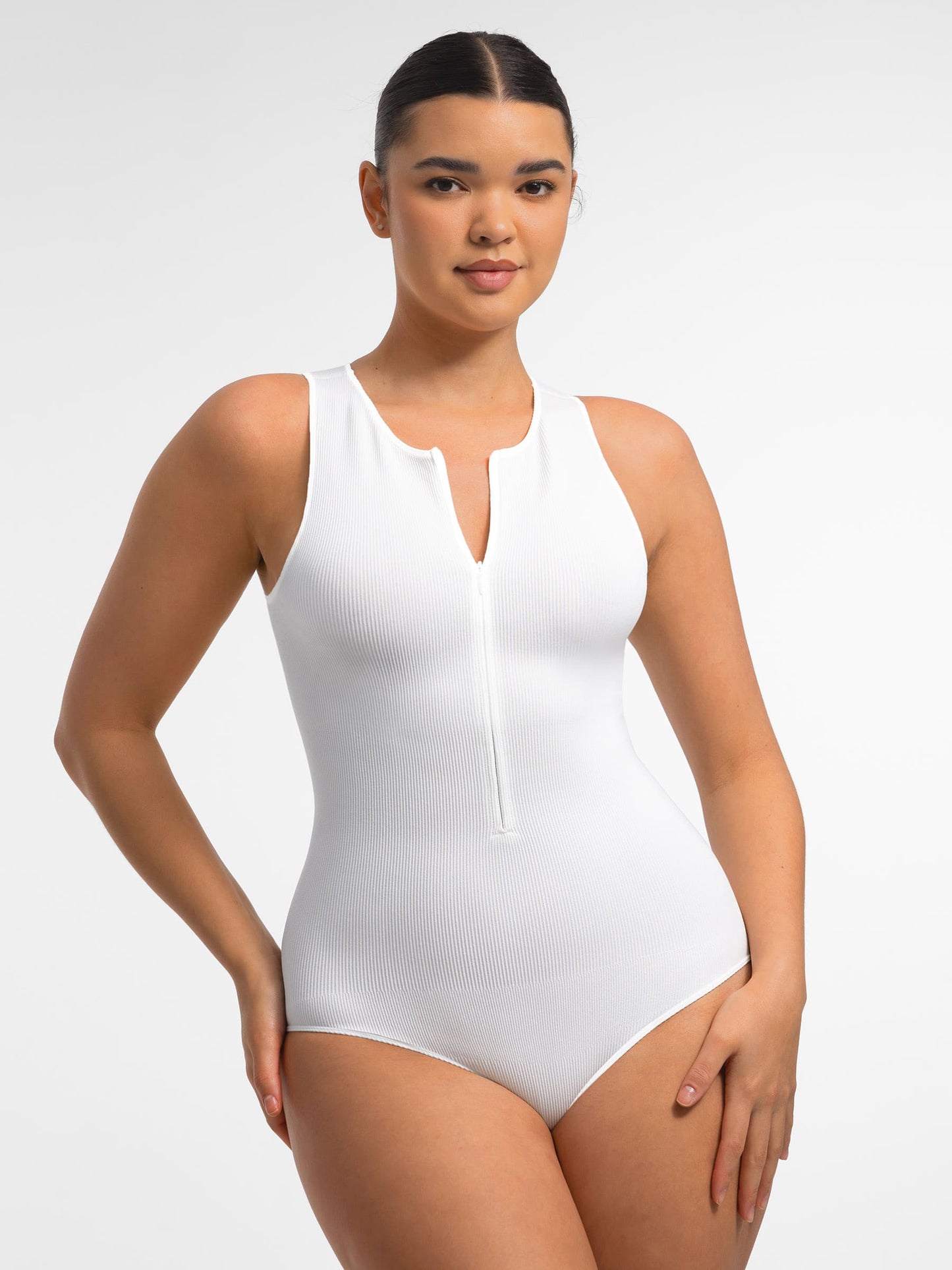 Willluxe Seamless Tummy Control Invisible Zipper Shaping Bodysuit