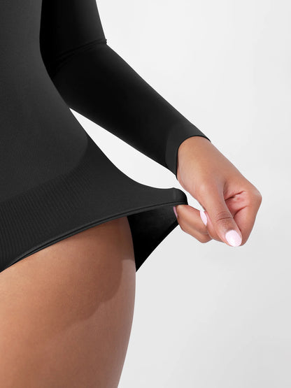 Willluxe Seamless Ultra-Soft Crew Neck Bodysuit