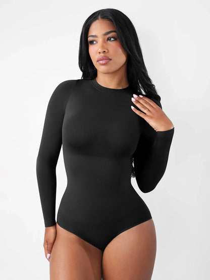Willluxe Seamless Ultra-Soft Crew Neck Bodysuit