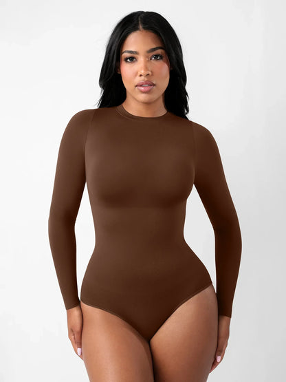 Willluxe Seamless Ultra-Soft Crew Neck Bodysuit