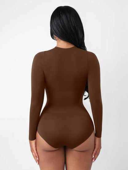 Willluxe Seamless Ultra-Soft Crew Neck Bodysuit