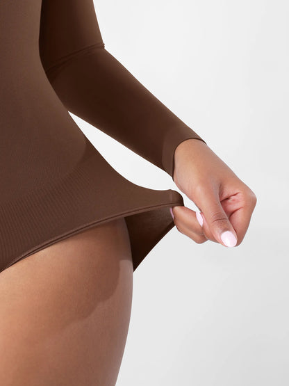 Willluxe Seamless Ultra-Soft Crew Neck Bodysuit