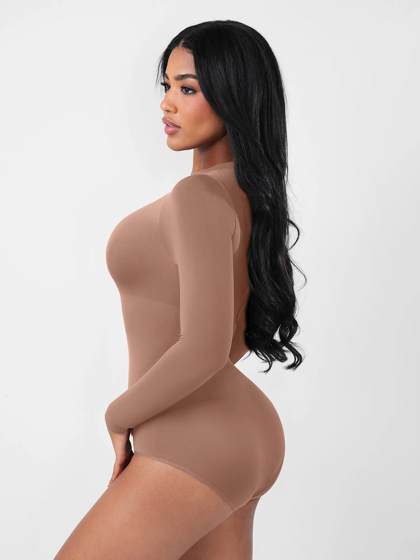 Willluxe Seamless Ultra-Soft Crew Neck Bodysuit