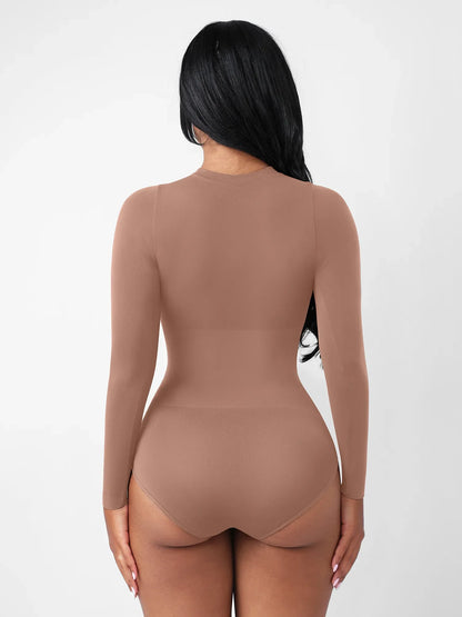 Willluxe Seamless Ultra-Soft Crew Neck Bodysuit