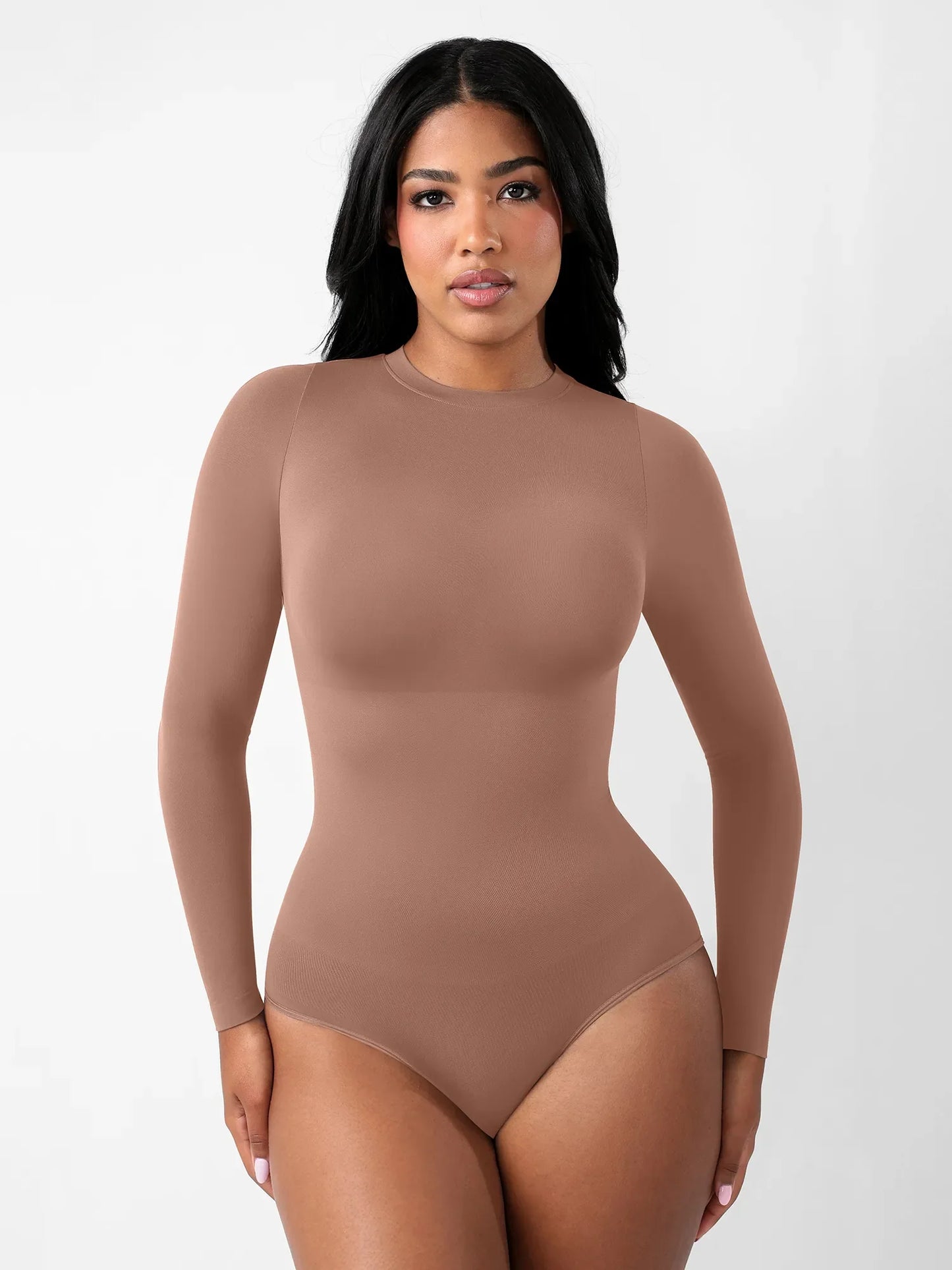 Willluxe Seamless Ultra-Soft Crew Neck Bodysuit