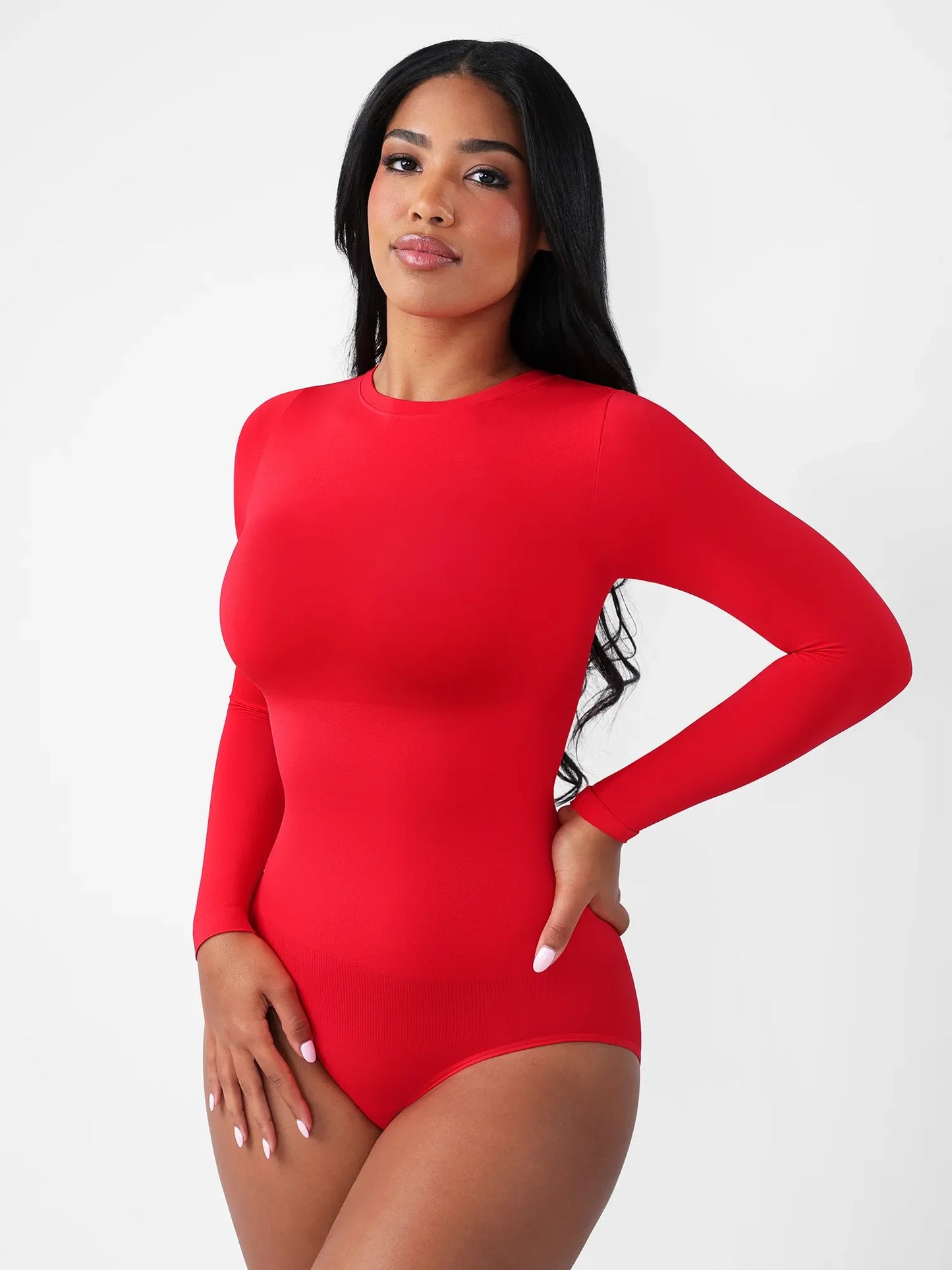 Willluxe Seamless Ultra-Soft Crew Neck Bodysuit