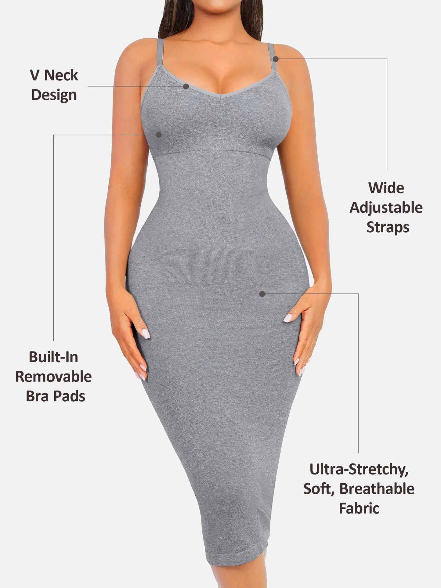 Willluxe Seamless Padded Slimming Dress