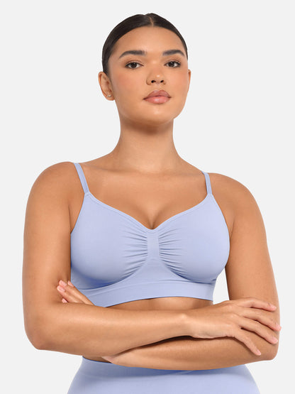Willluxe Wireless Bra & Seamless Tummy Control Brief Set