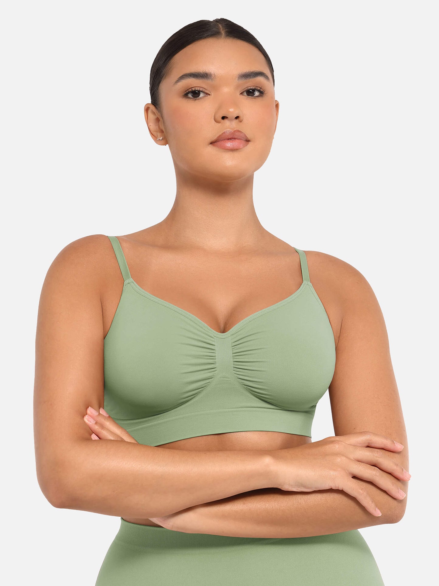 Willluxe Wireless Bra & Seamless Tummy Control Brief Set