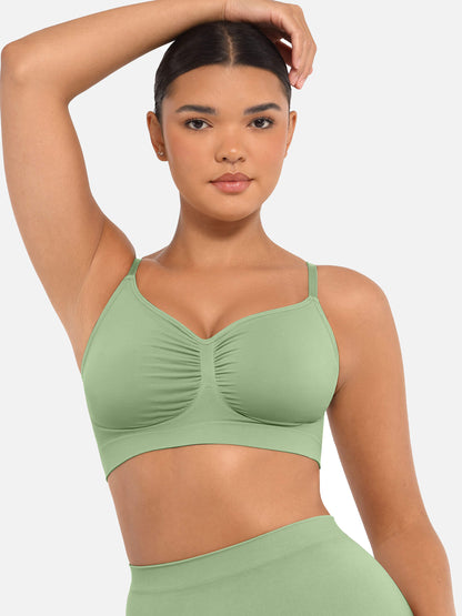 Willluxe Wireless Bra & Seamless Tummy Control Brief Set