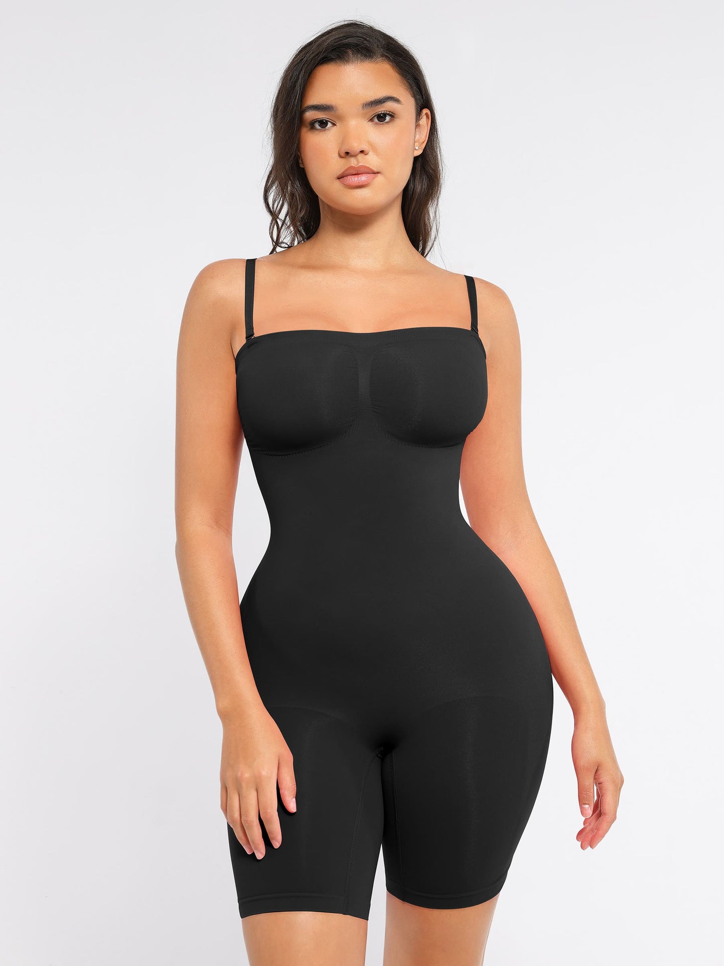 Willluxe Strapless Seamless Bodysuit with Removable Straps