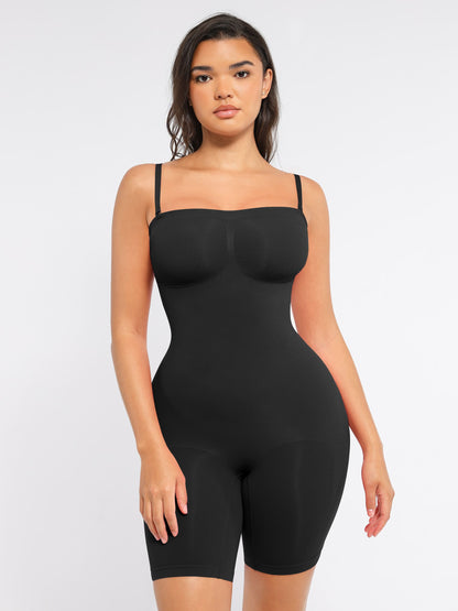Willluxe Strapless Seamless Bodysuit with Removable Straps