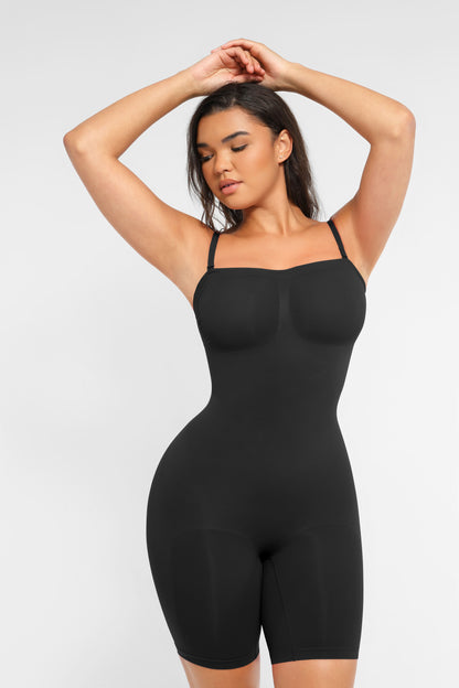 Willluxe Strapless Seamless Bodysuit with Removable Straps