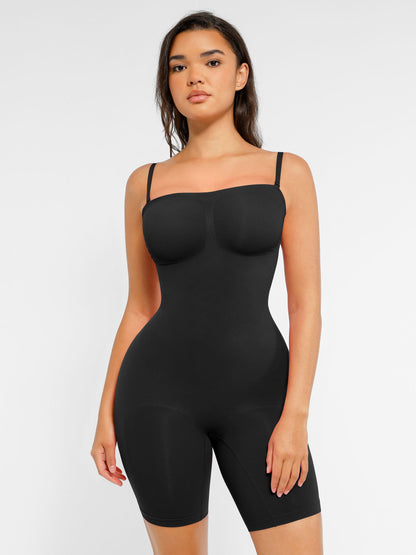 Willluxe Strapless Seamless Bodysuit with Removable Straps