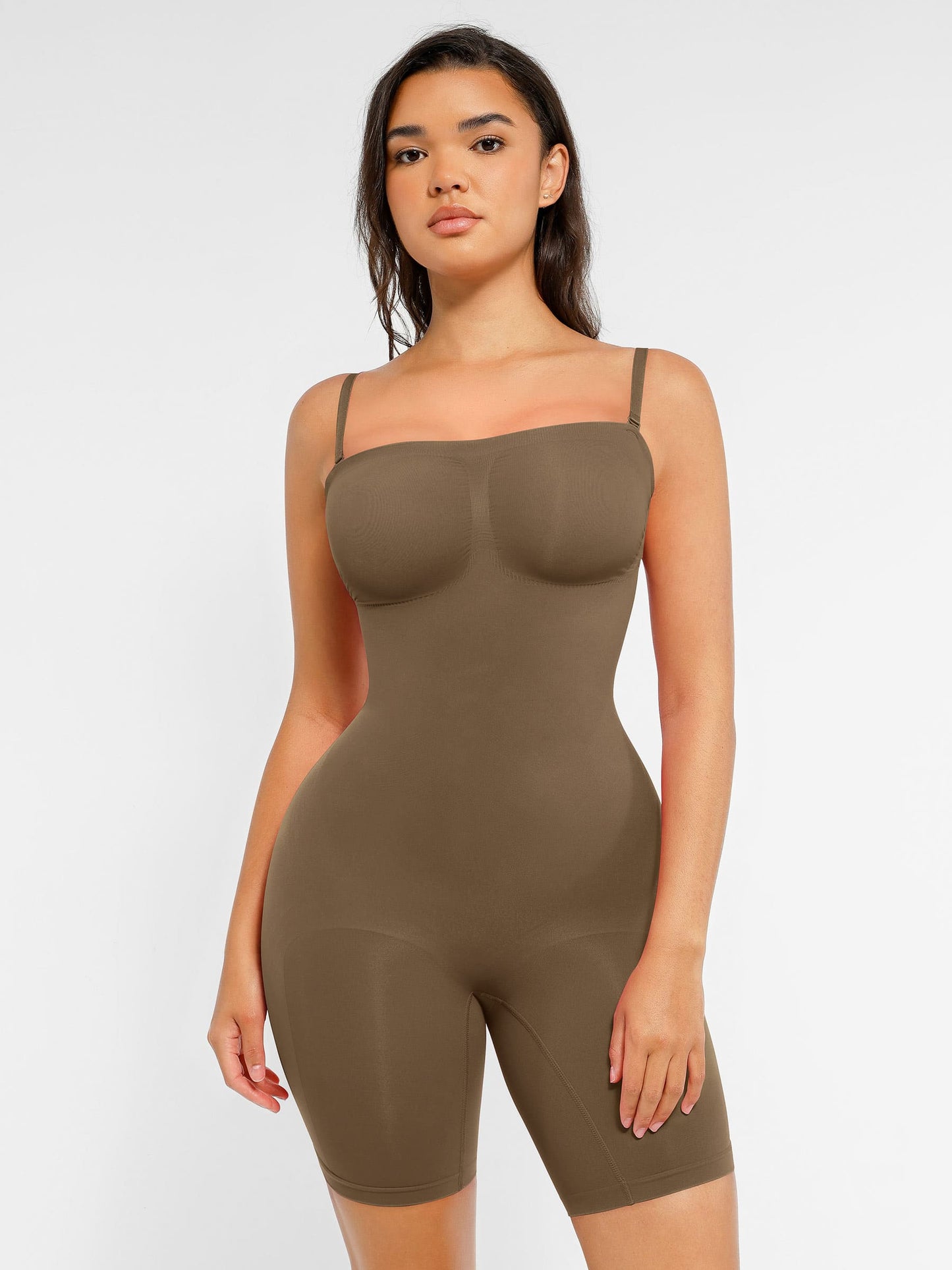 Willluxe Strapless Seamless Bodysuit with Removable Straps