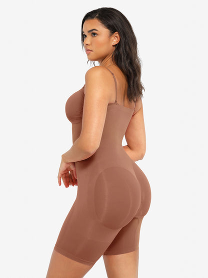 Willluxe Strapless Seamless Bodysuit with Removable Straps