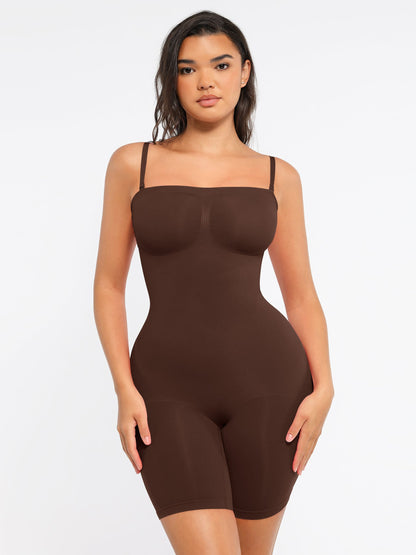 Willluxe Strapless Seamless Bodysuit with Removable Straps