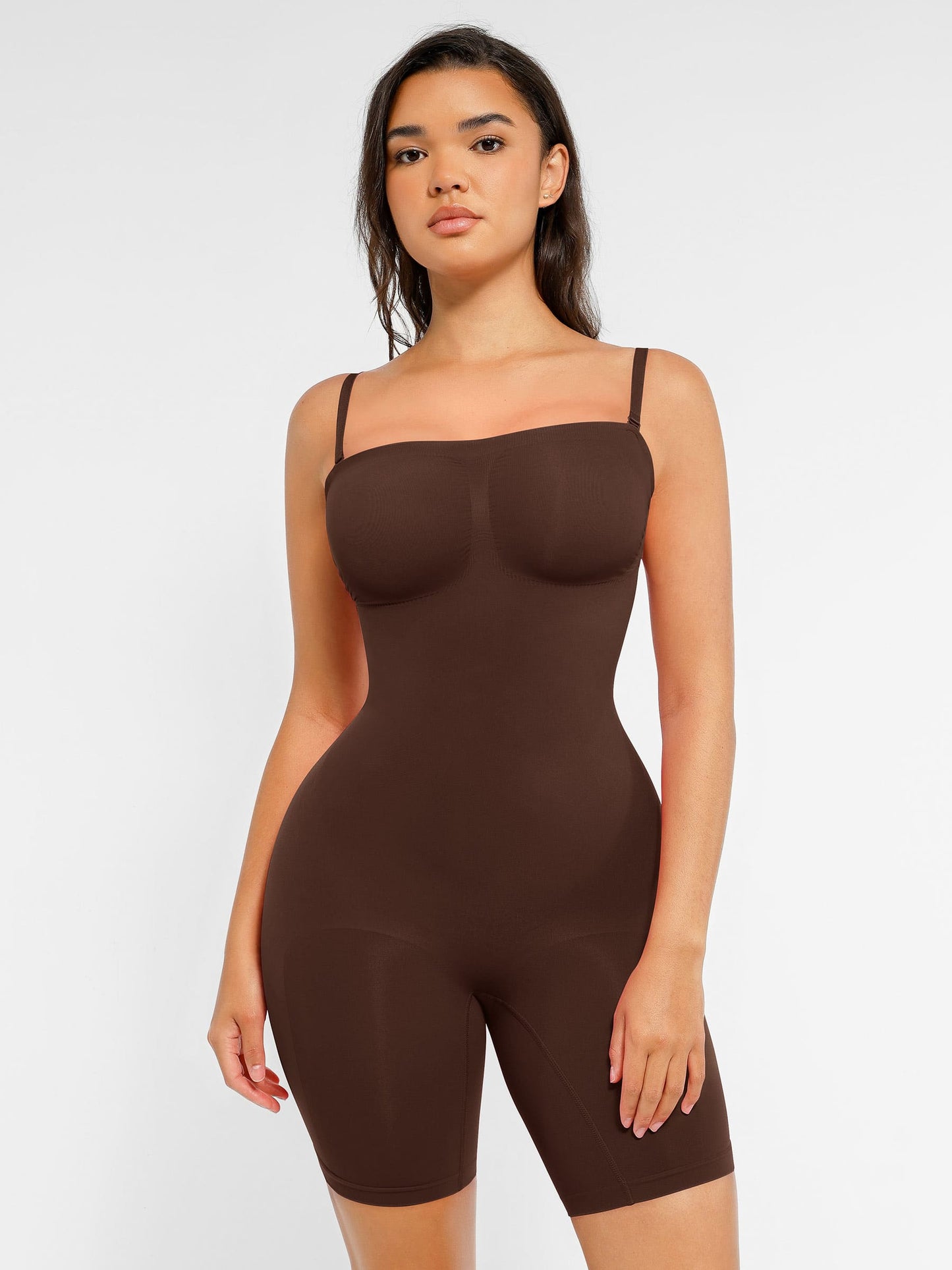 Willluxe Strapless Seamless Bodysuit with Removable Straps