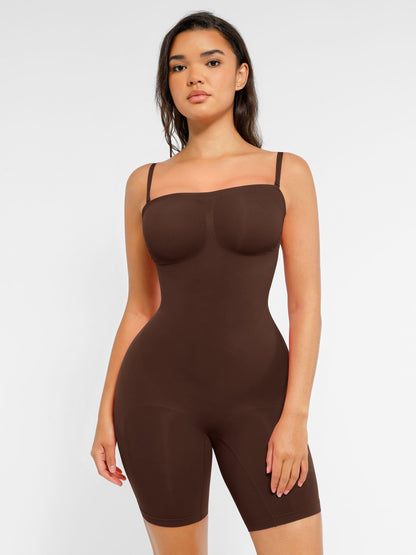 Willluxe Strapless Seamless Bodysuit with Removable Straps