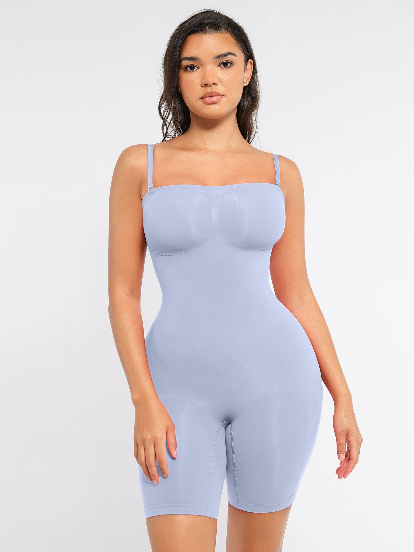 Willluxe Strapless Seamless Bodysuit with Removable Straps