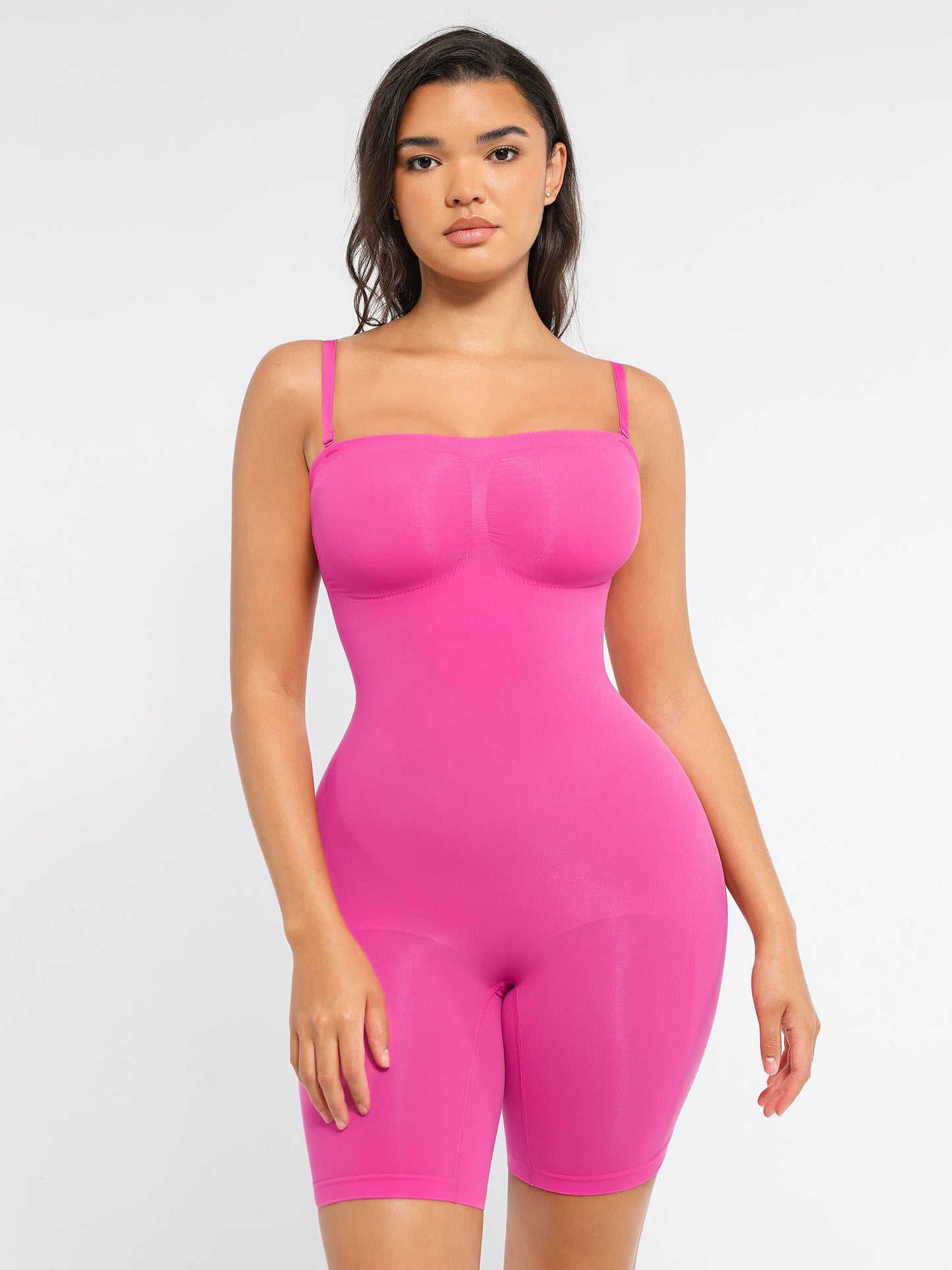 Willluxe Strapless Seamless Bodysuit with Removable Straps