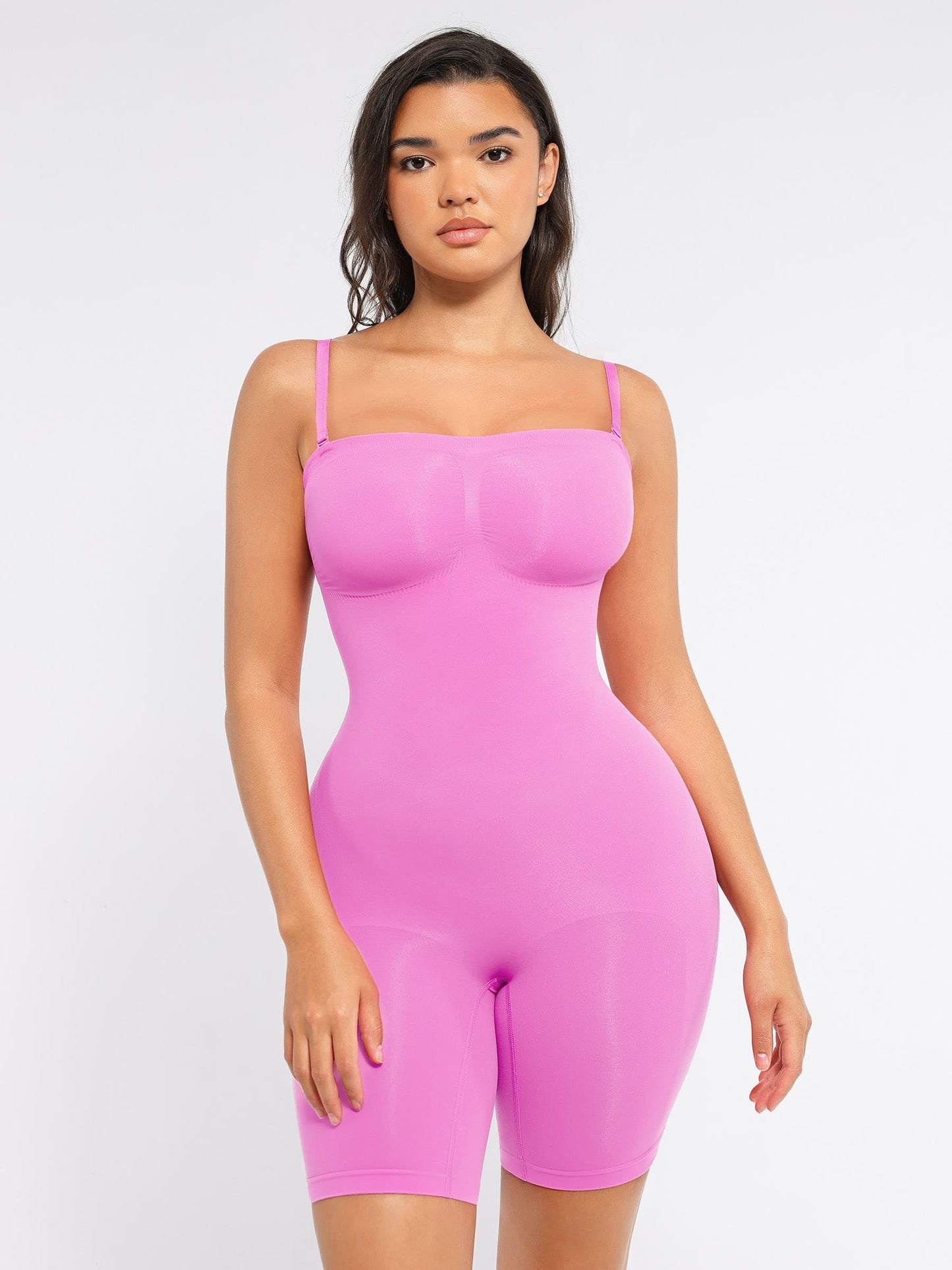 Willluxe Strapless Seamless Bodysuit with Removable Straps
