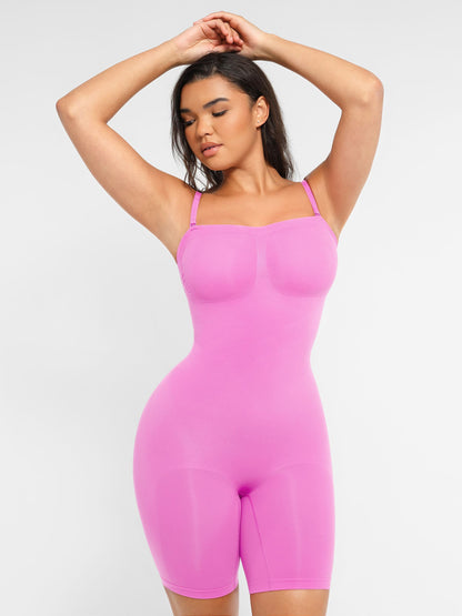 Willluxe Strapless Seamless Bodysuit with Removable Straps
