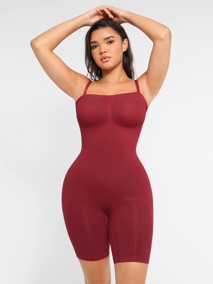 Willluxe Strapless Seamless Bodysuit with Removable Straps