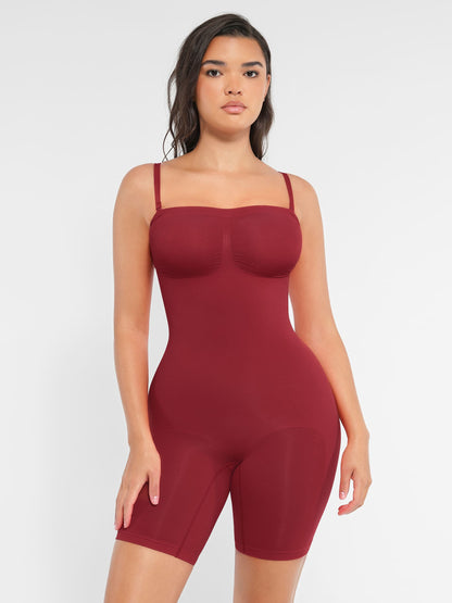 Willluxe Strapless Seamless Bodysuit with Removable Straps