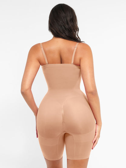 Willluxe Strapless Seamless Bodysuit with Removable Straps