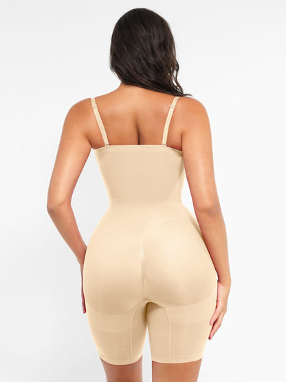 Willluxe Strapless Seamless Bodysuit with Removable Straps