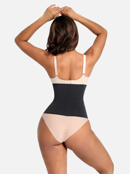 Willluxe Waist Trainer for Women – Mesh Corset Body Shaper with Steel Bones