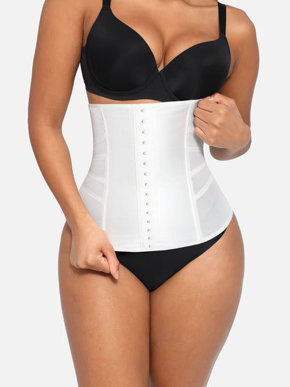 Willluxe Waist Trainer Corset Body Shaper with Steel Bones [BOGO]
