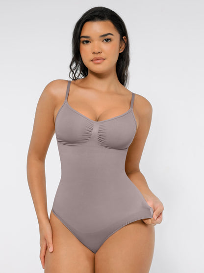 Willluxe Tummy Control Seamless Thong Bodysuit