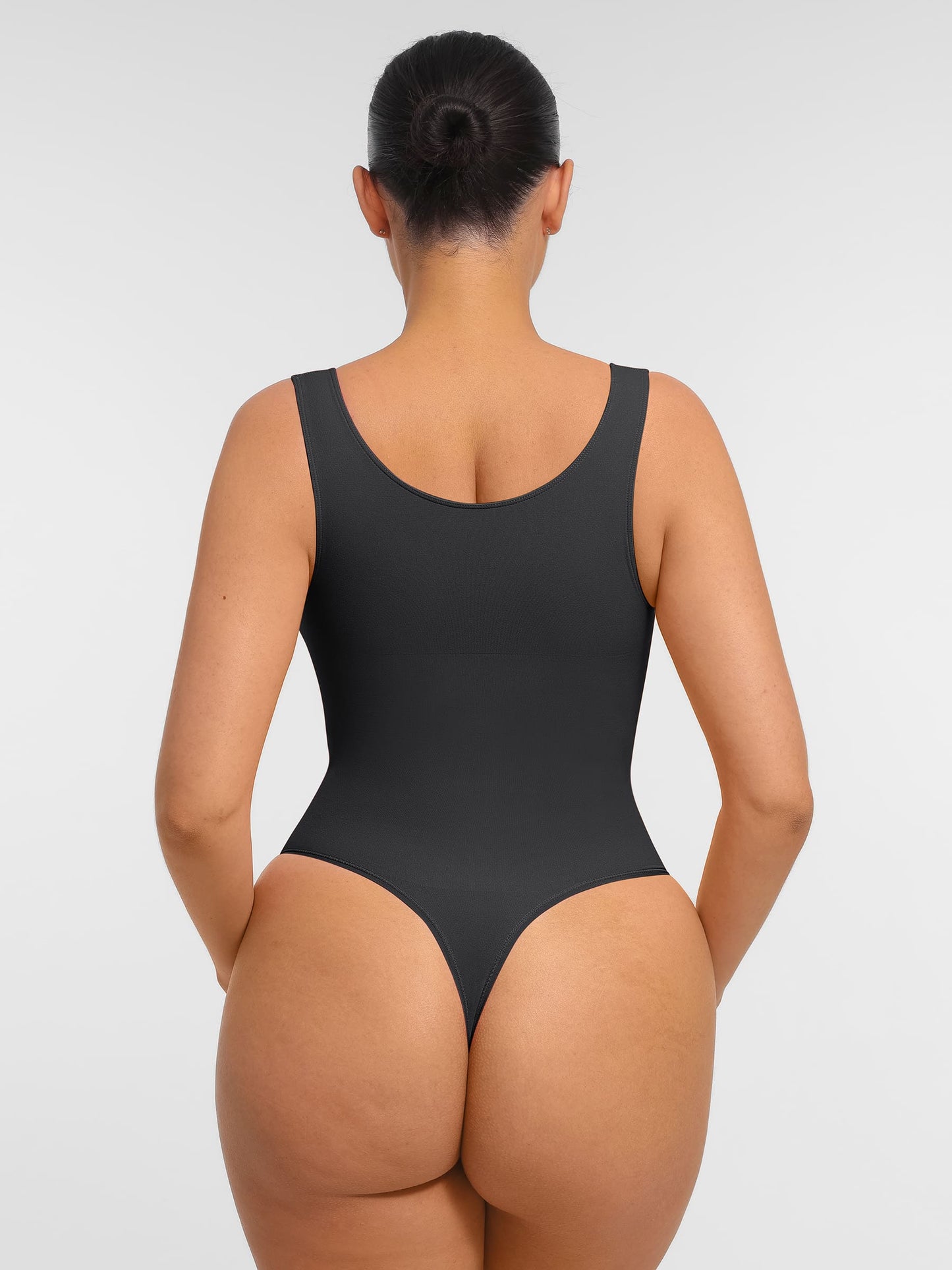 Willluxe Tummy Control Seamless Wide Strap Bodysuit