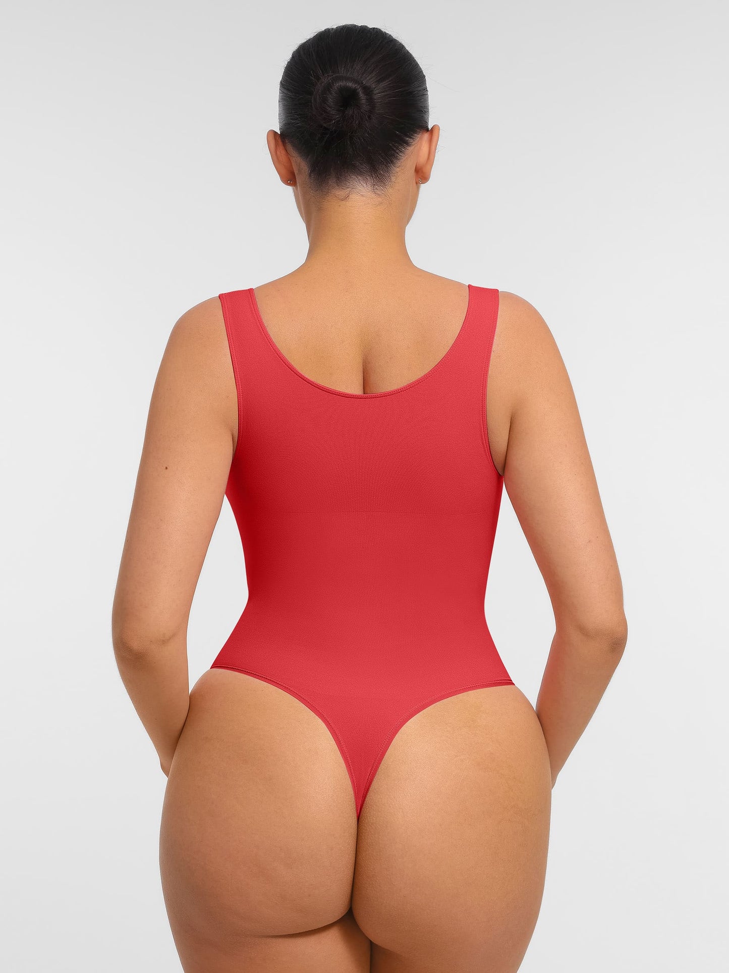 Willluxe Tummy Control Seamless Wide Strap Bodysuit