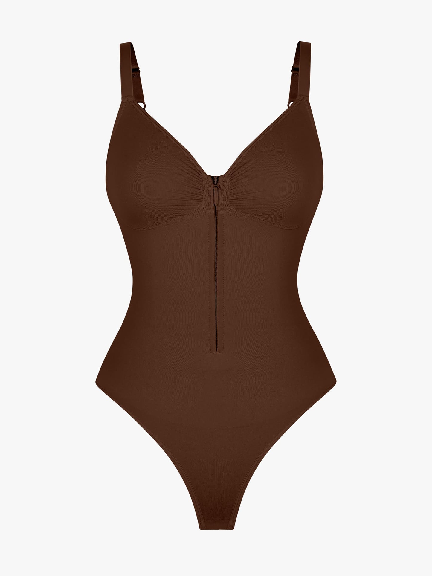 Willluxe Tummy Control Seamless Zipper Shaping Bodysuit [BOGO]