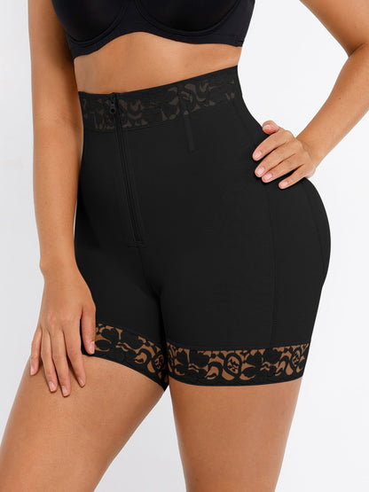 Willluxe Tummy Control Shaping Shorts Butt Lifter with Clasps and Zipper