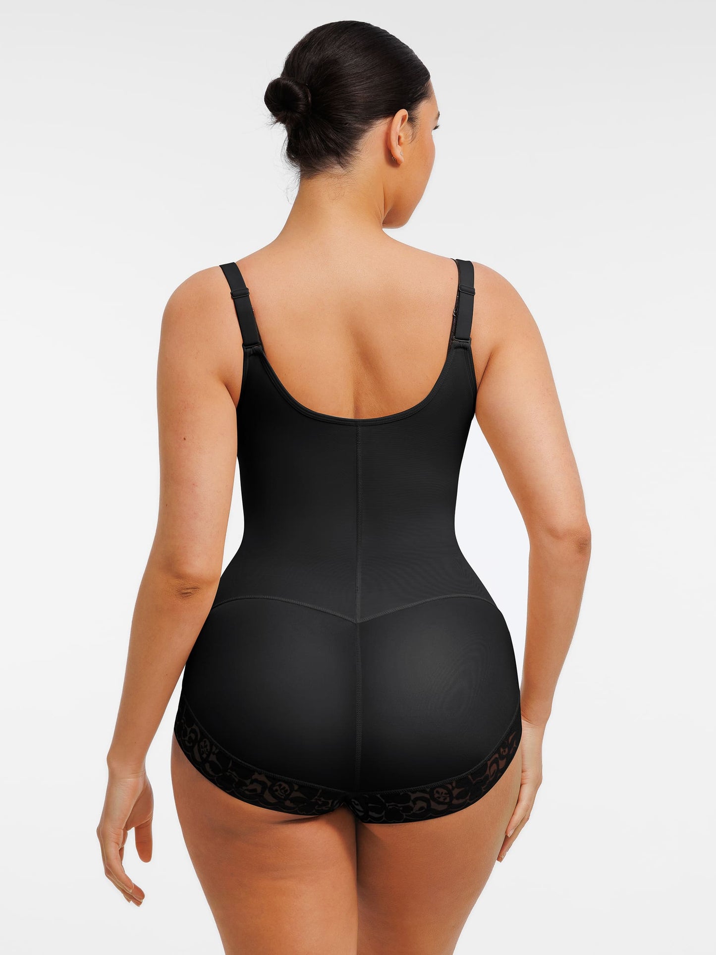 Willluxe U-Plunge Front Adjustable Zipper Shapewear