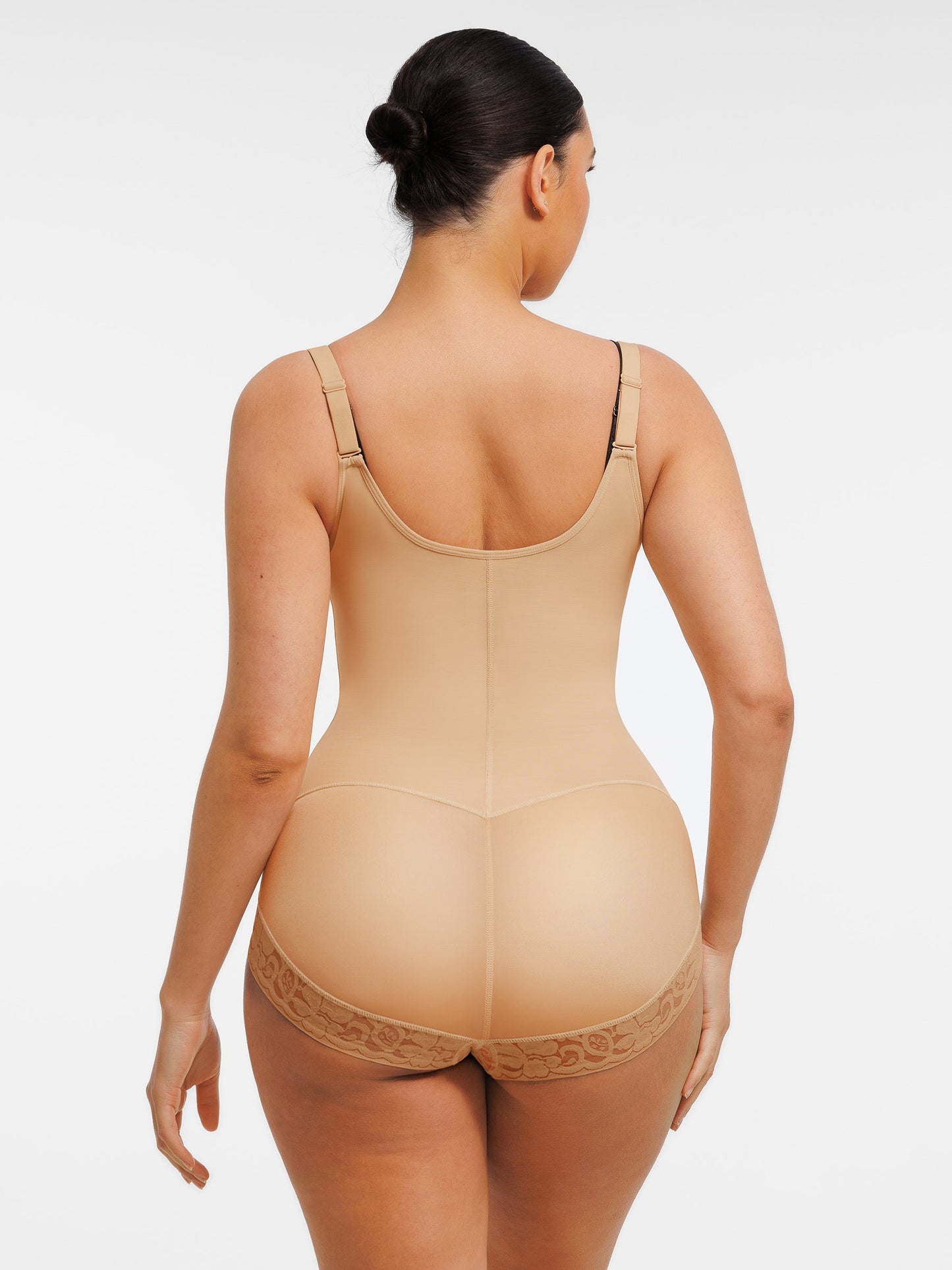 Willluxe U-Plunge Front Adjustable Zipper Shapewear