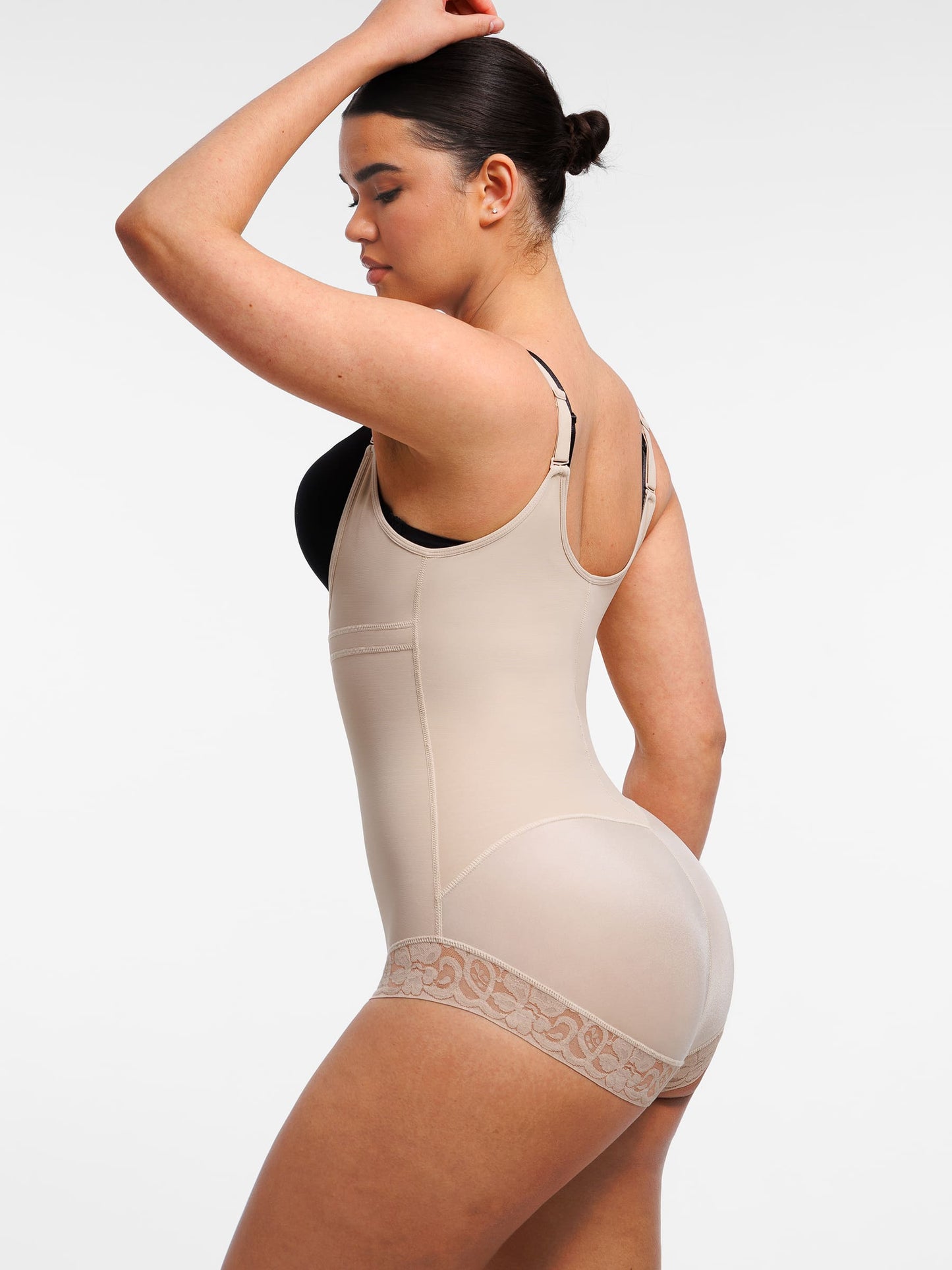 Willluxe U-Plunge Front Adjustable Zipper Shapewear